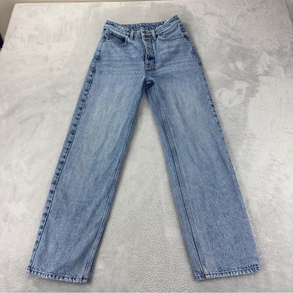 Ksubi Women's Denim Brooklyn Beden Size 26x28 Flared Button Fly Jeans